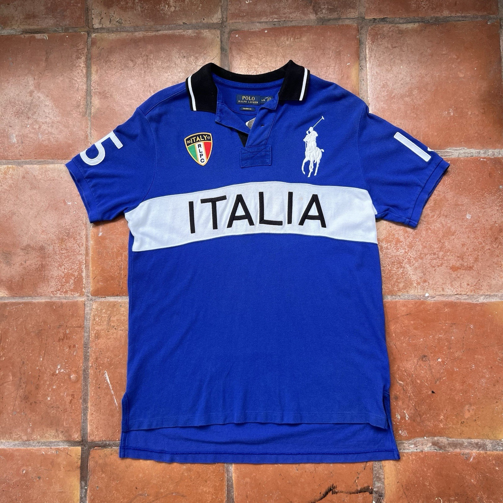 Vintage Polo Ralph Lauren Short Italia Polo Y2K Chief Keef Men’s Medium Vintage Polo Ralph Lauren Short Italia Polo Y2K Chief Keef Men’s Medium