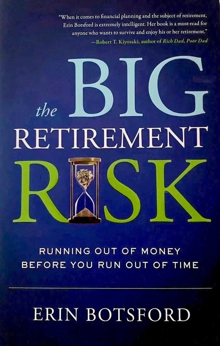 Big Retirement Risk How to retire personal finance hardcover book Excellent