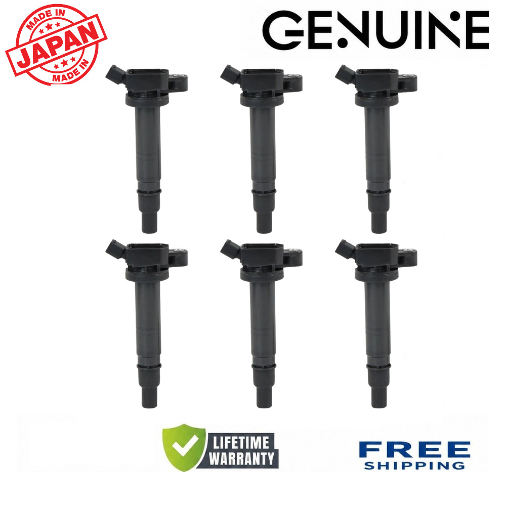 OEM NEW DENSO x6 Ignition Coils Fits 2003-2011 Toyota 4Runner 2.7L / 4.0L / 4.7L