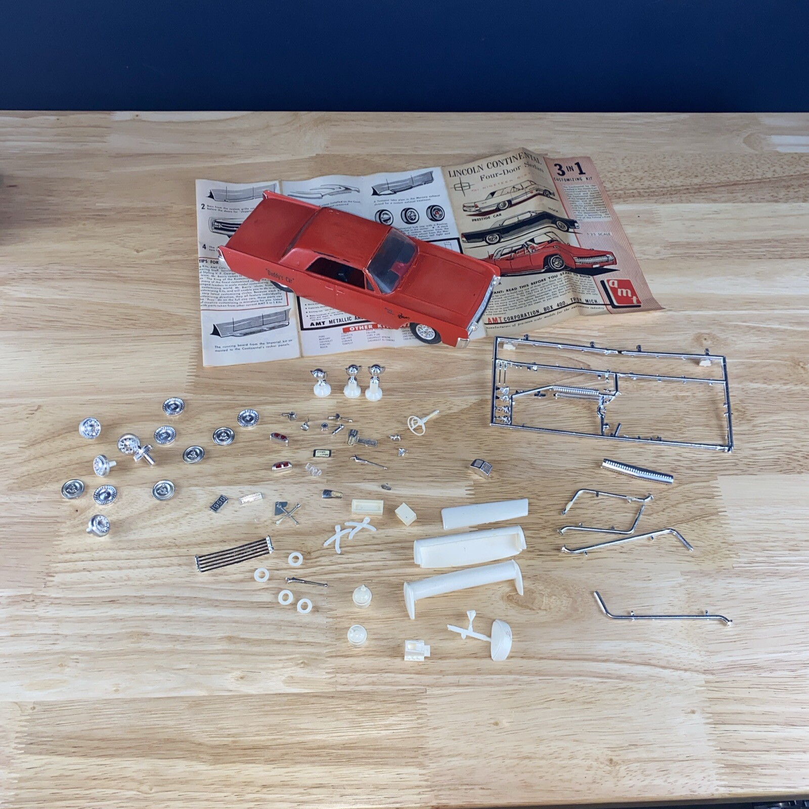 ULTRA RARE ORIGINAL VINTAGE SMP AMT 1961 CONTINENTAL HT KIT Built