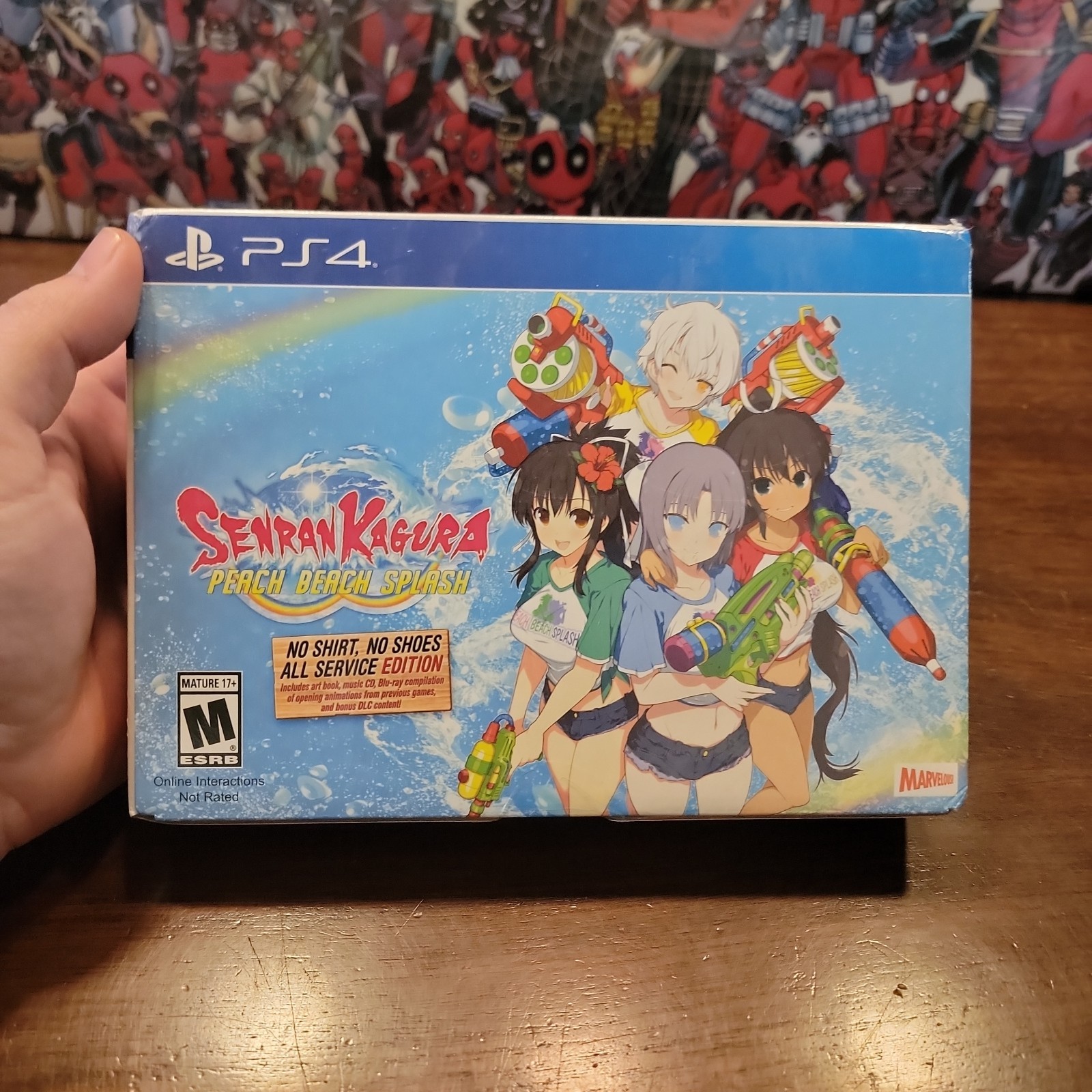 Senran Kagura Peach Beach Splash No Shirts Shoes Service Edition Playstation 4