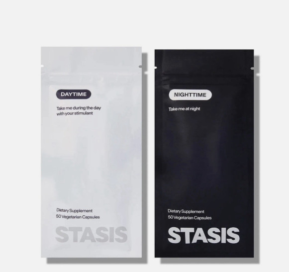 Stasis Daytime & Nighttime Supplement Bundle 50 Caps Each