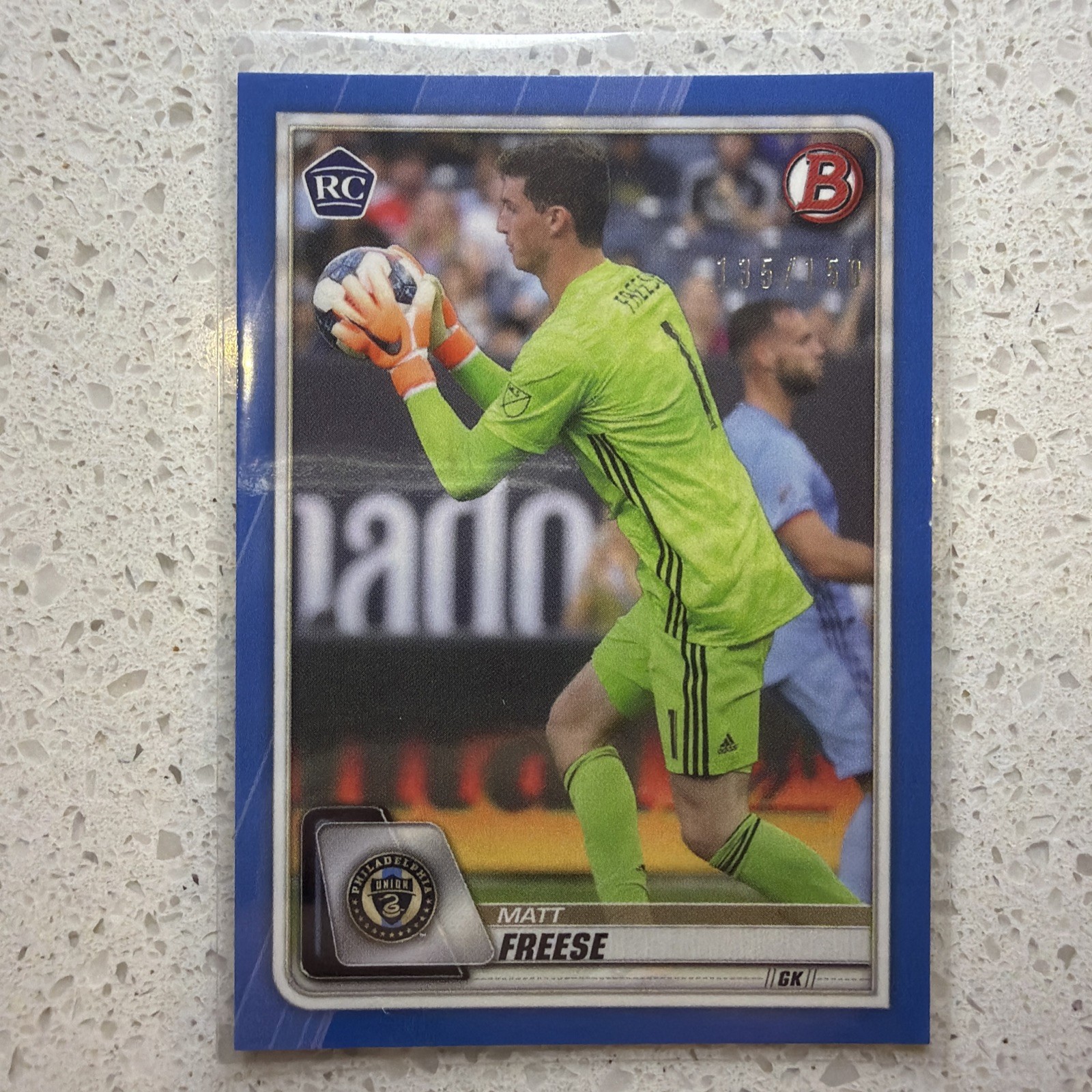 Matt Freese 2020 Bowman MLS Blue Rookie Card Blue /150