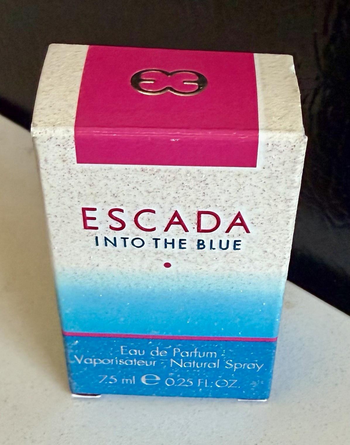 ESCADA Into The Blue Eau de Parfum 7.5ml Mini Perfume Discontinued Rare w/ Box