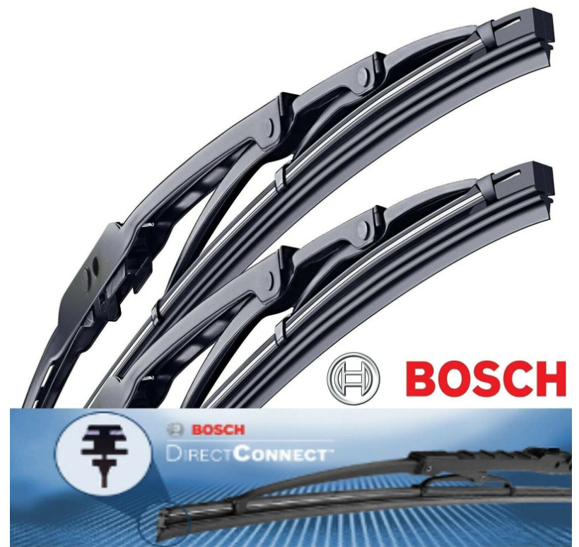 NEW BOSCH Wiper Blades Direct Connect Size 24 & 18  Front Left and Right Set X 2