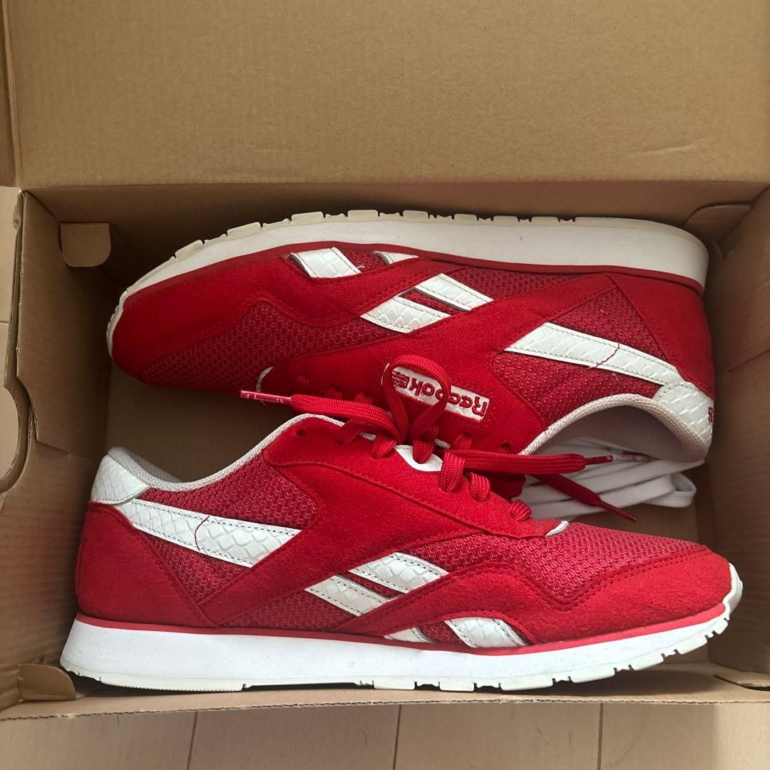 Reebok Classic Nylon 4Hunnid YG Bait Collab Sneakers Scarlet/White 27.5cm