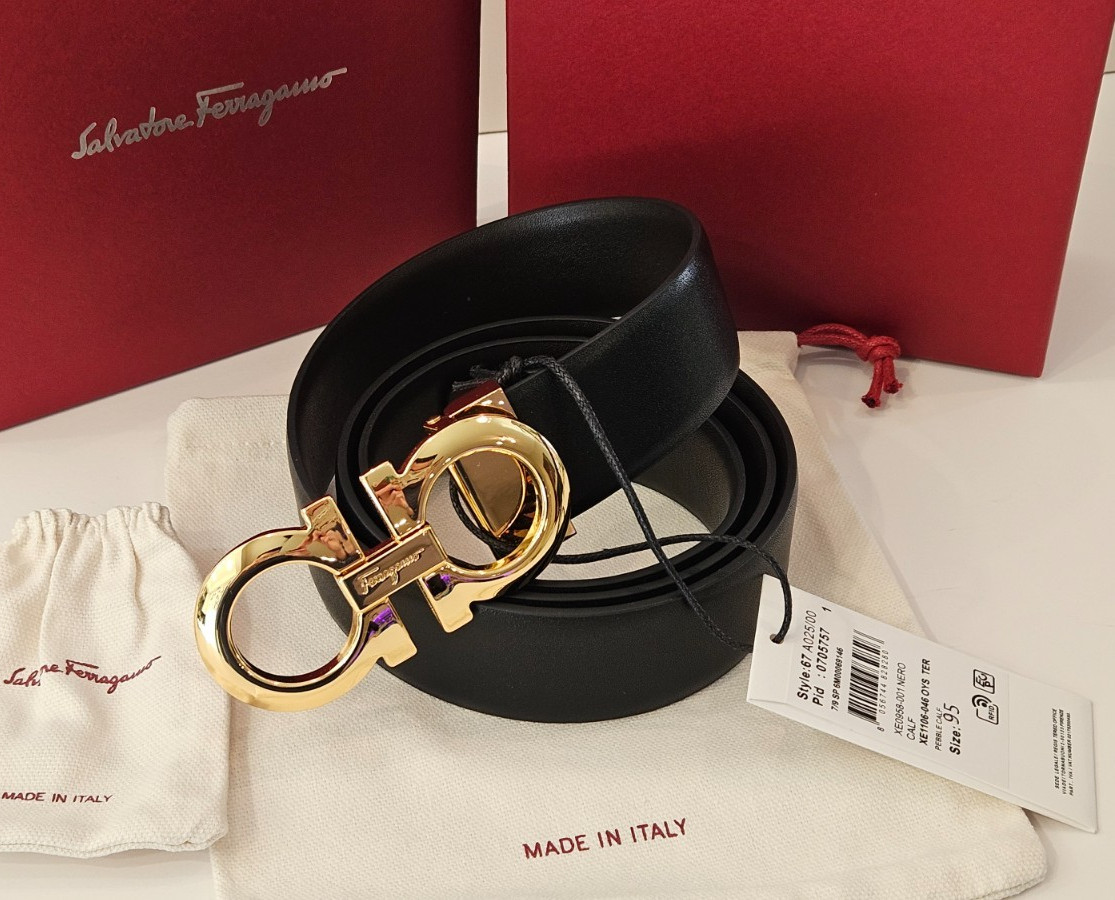 Salvatore Ferragamo Belt Men's Size 30 32 34 36 38 Reversible