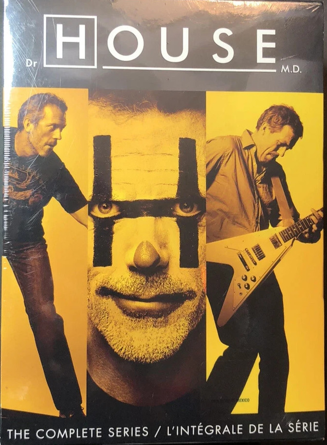 BRAND NEW House M.D. Complete Series DVD SEALED Hugh Laurie Ships Today in a Box BRAND NEW House M.D. Complete Series DVD SEALED Hugh Laurie Ships Today in a Box