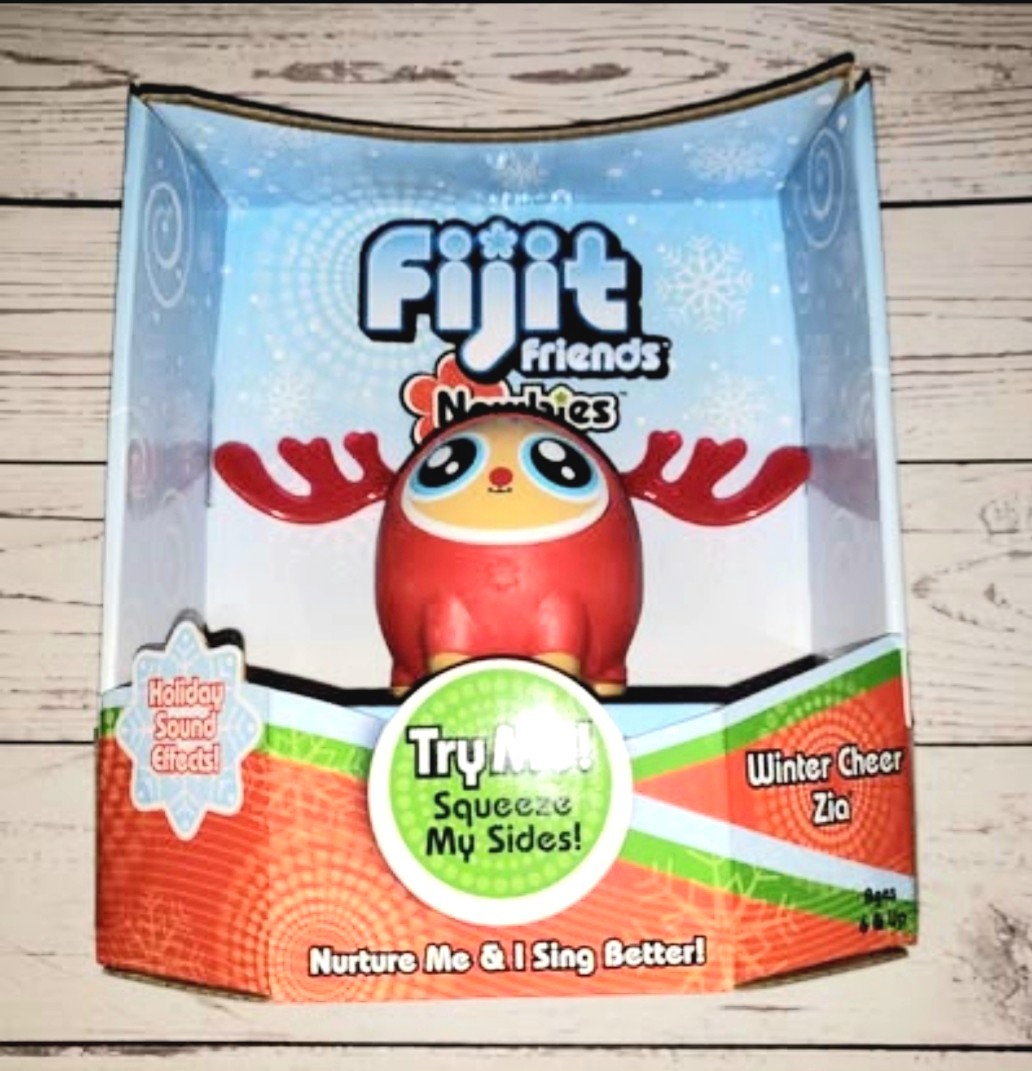 RARE Fijit Friends Newbies Winter Cheer Zia 2012 NIB (Fresh Batteries Needed) 