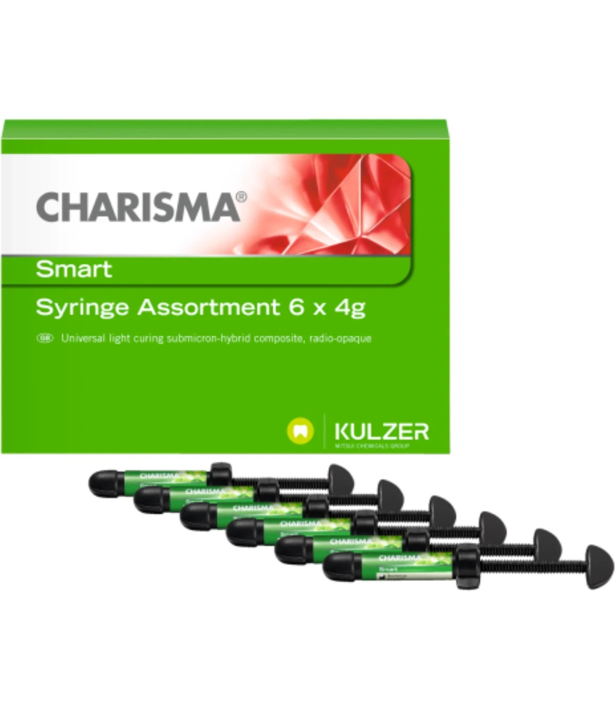 Kulzer Charisma Smart Dental Composite Restorative 6 Syr Kit Kulzer Charisma Smart Dental Composite Restorative 6 Syr Kit