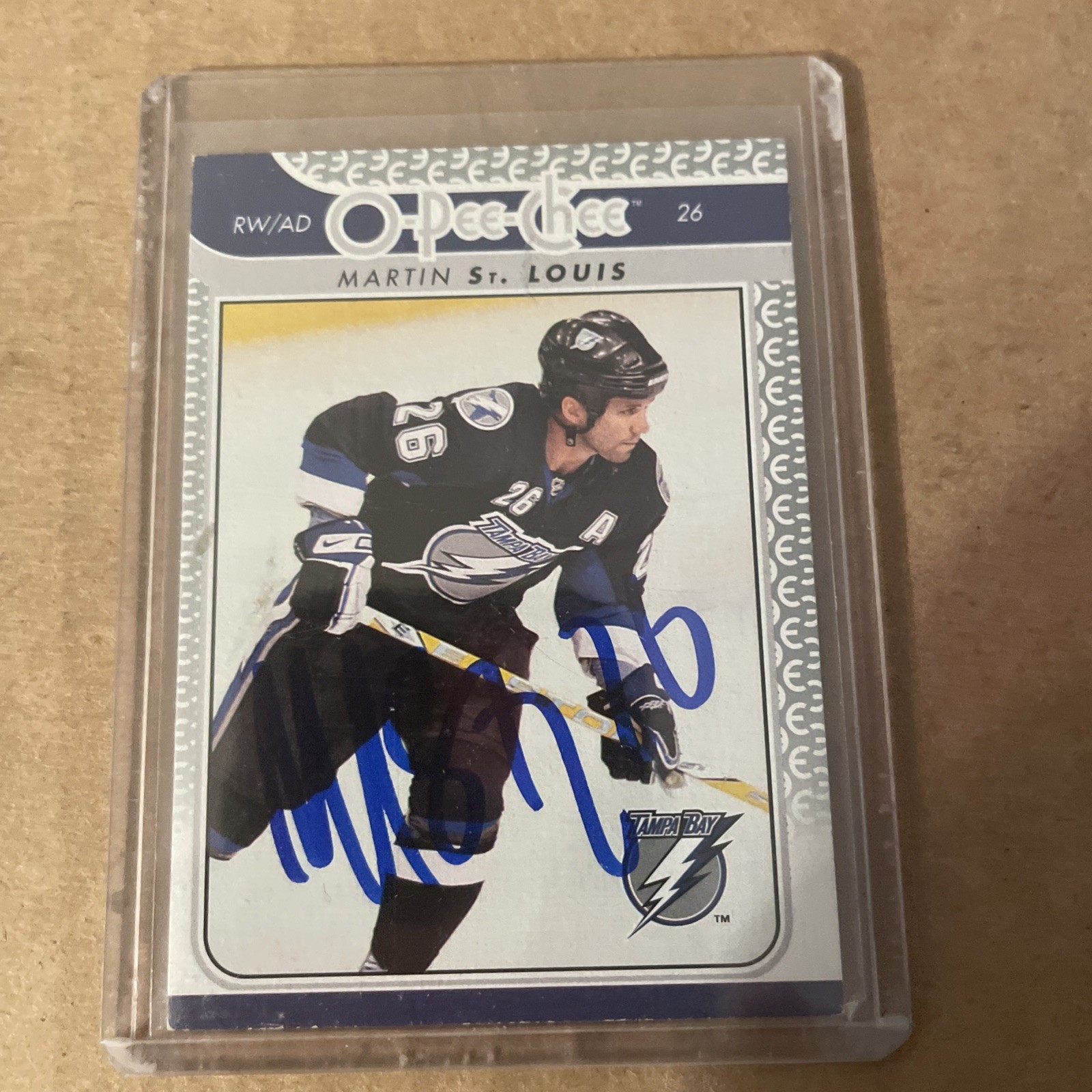 Martin St. Louis signed hockey card…Plus others. Please Choose.#5E. Martin St. Louis signed hockey card…Plus others. Please Choose.#5E.