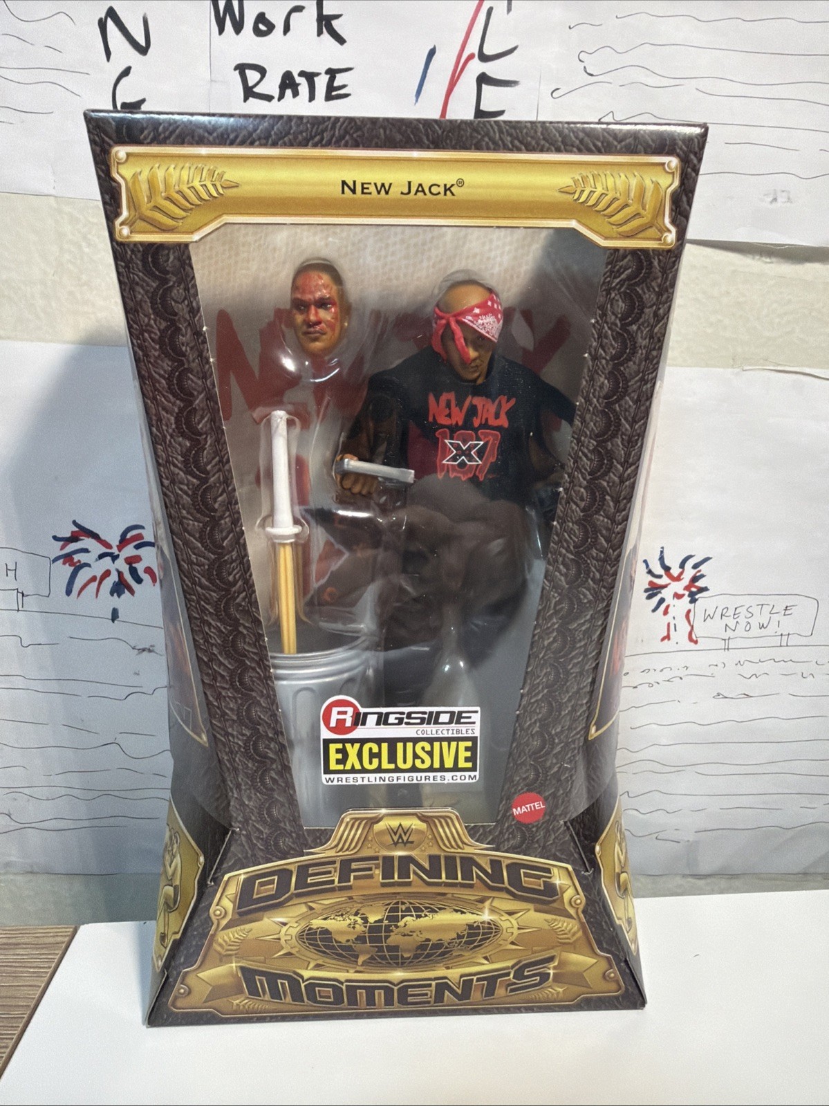 WWE New Jack Ringside Exclusive Defining Moments ECW 2026 IN HAND FAST SHIP