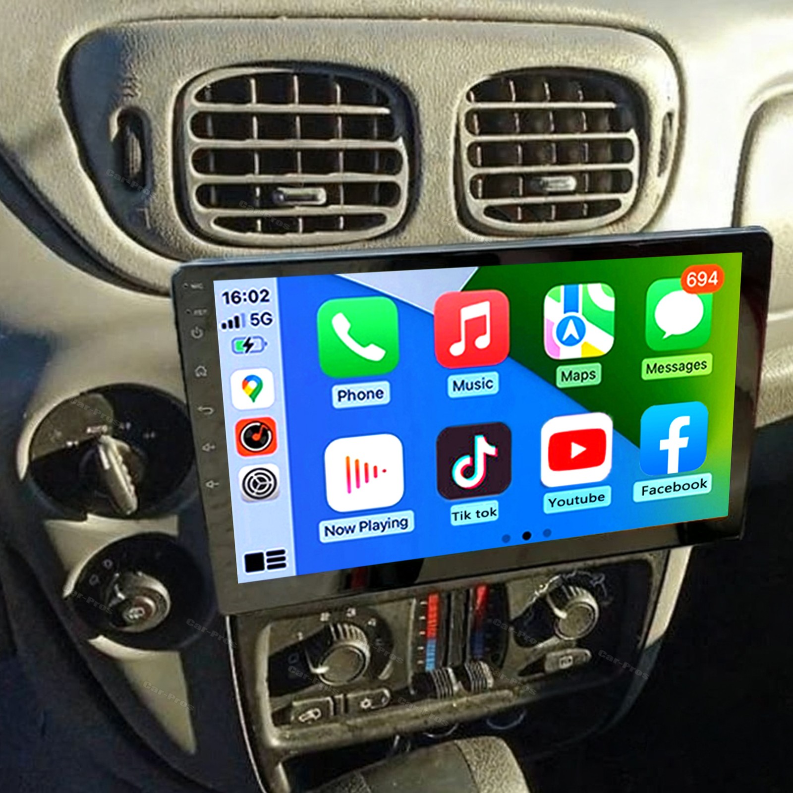 For 2002-2009 Chevrolet Trailblazer CarPlay Android 15 Car Stereo Radio NAV BT