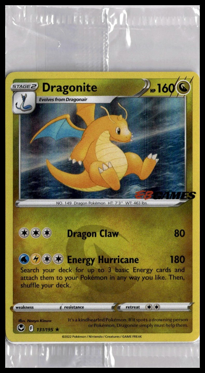 SEALED Dragonite 131/195 | Pokemon EB Games Stamped Promo AU/NZ [US Seller]