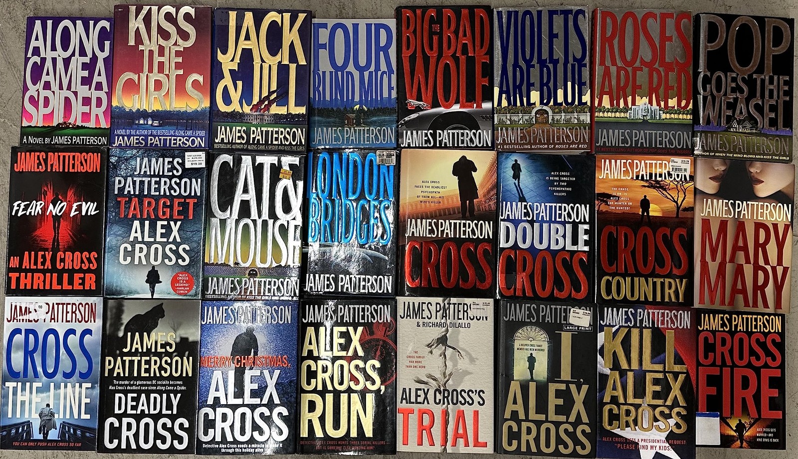 Complete Alex Cross Series Set Books 1-22 James Patterson Complete Alex Cross Series Set Books 1-22 James Patterson