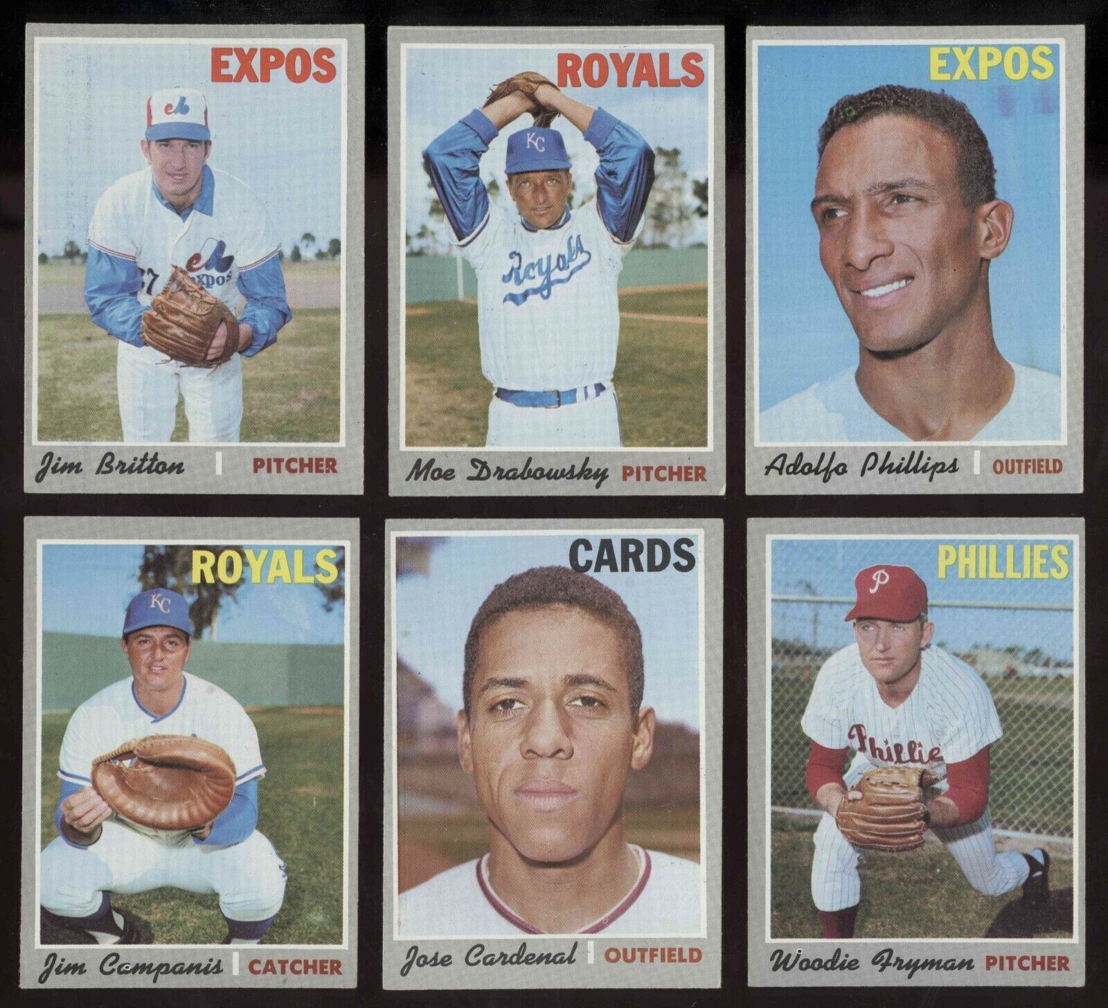 1970 Topps HIGH #\'s in ExMt condition, U-Pick which one (1) U want