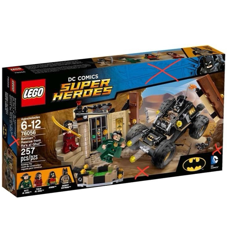 Lego Batman: Rescue from Ra\'s al Ghul 76056 Dc Comics 100% Complete no Box Set Lego Batman: Rescue from Ra\'s al Ghul 76056 Dc Comics 100% Complete no Box Set
