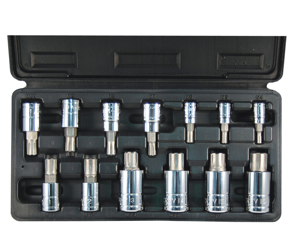 ATD 13pc Ribe Polydrive Bit Socket Set, Lifetime Warranty #13780