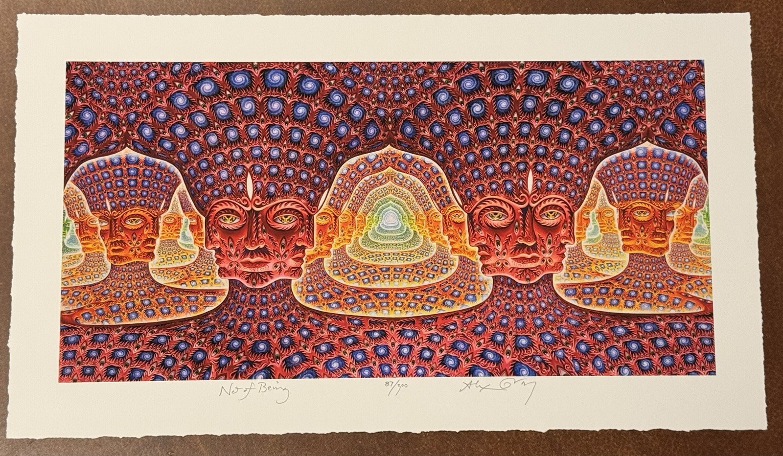 Alex Grey NET OF BEING Art Print S/# 300 wCOA Tool Stage Concert Poster Backdrop