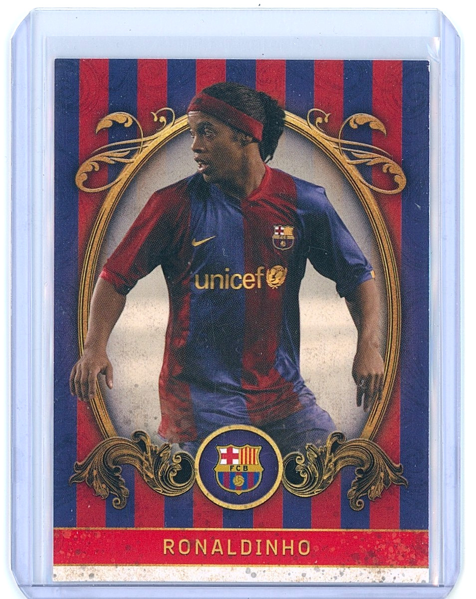 2023-24 Topps FC Barcelona Team Set Ronaldinho Vintage VB-3 2023-24 Topps FC Barcelona Team Set Ronaldinho Vintage VB-3