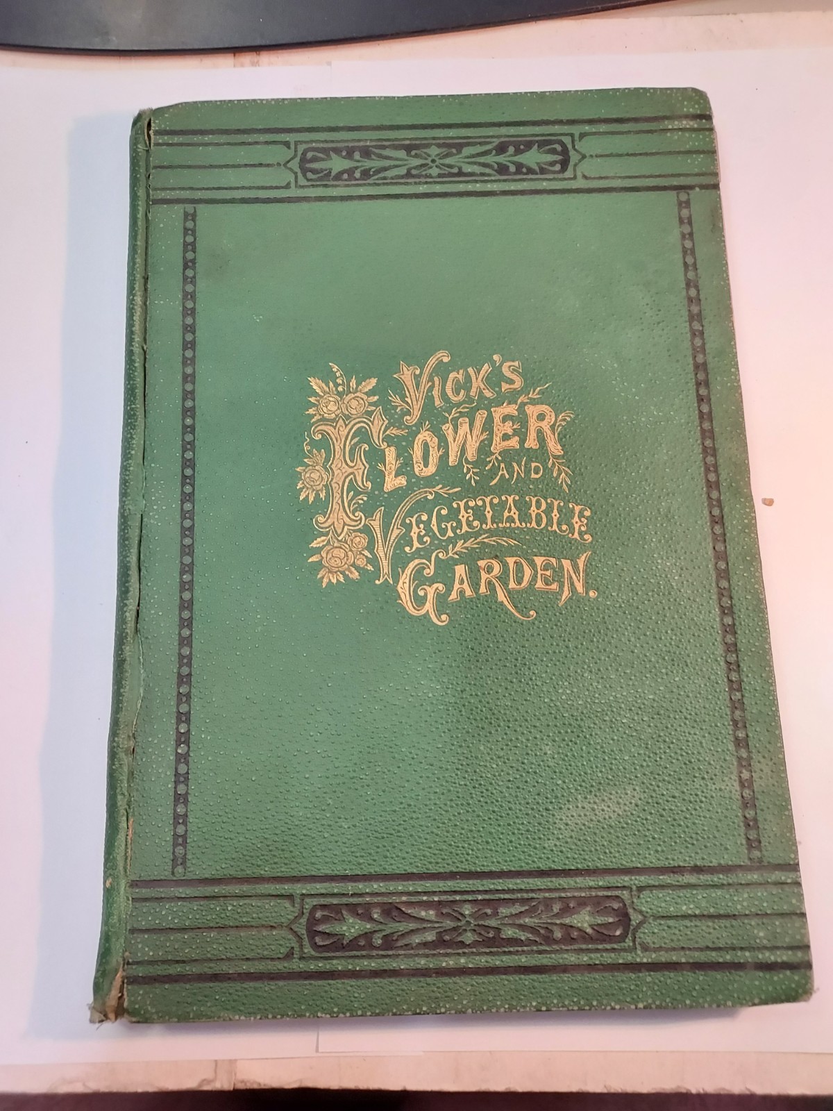 Antique 1876 Vick\'s Flower and Vegetable Garden:Vicks\' priced catalogue of seeds Antique 1876 Vick\'s Flower and Vegetable Garden:Vicks\' priced catalogue of seeds