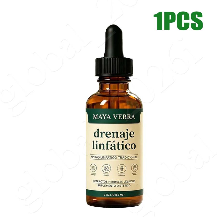 3x Mayaverra Drenaje Linfático Gotas Suplemento Natural Desintoxicación Corporal