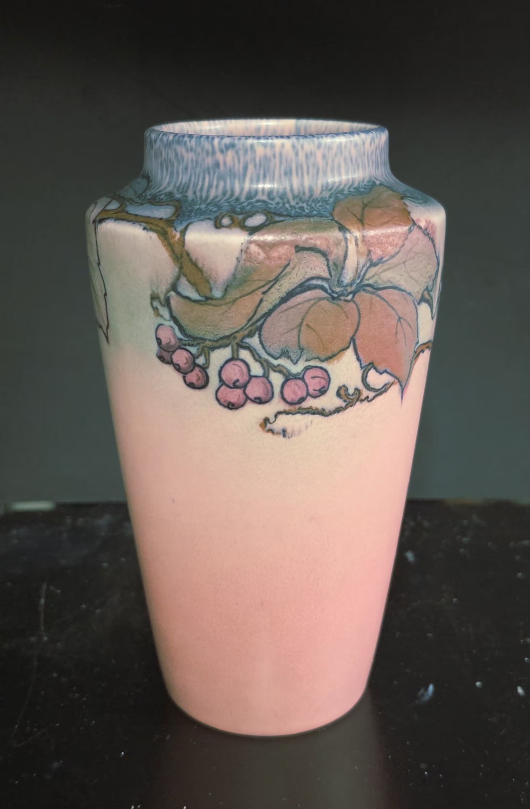 1918 Rookwood Pottery Vellum Vase 8.75