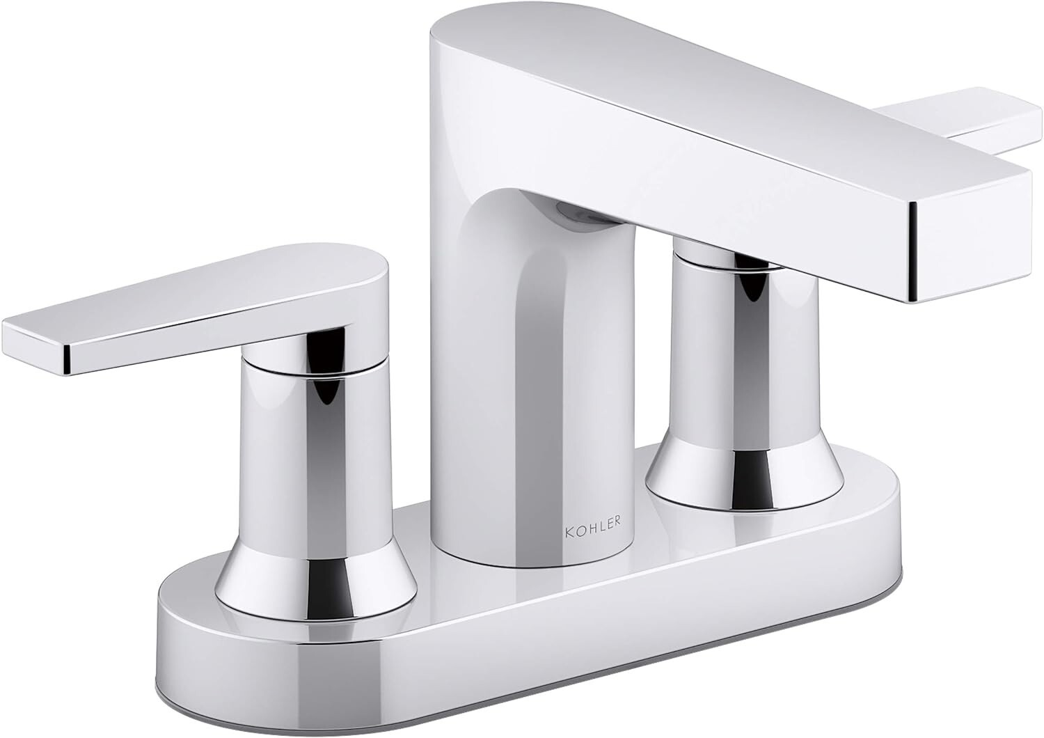 KOHLER K-97031-4-CP Bathroom Sink Faucet, Taut Collection, NEW - POLISHED CHROME