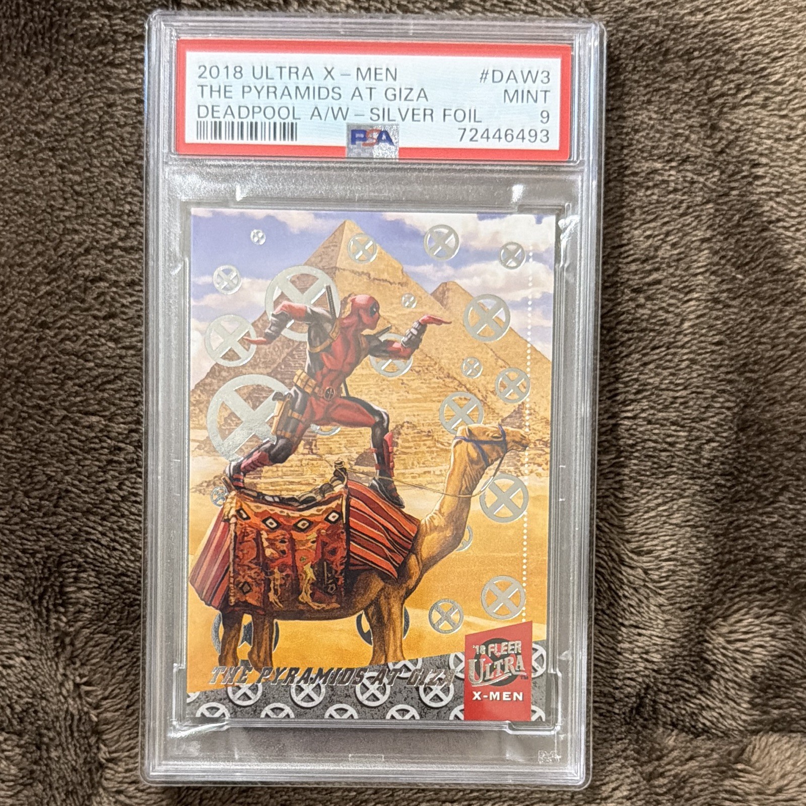 The Pyramids at Giza 2018 Deadpool Fleer Ultra Marvel X-Men #Daw3