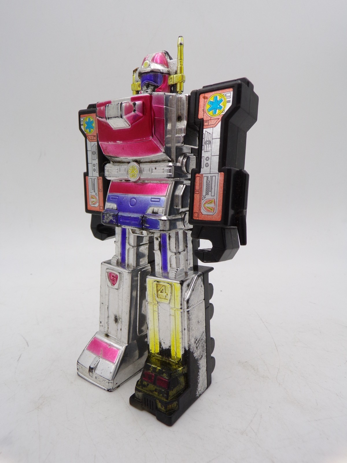 1999 Yutaka Japan GoGo Five Small Megazord MMPR Power Rangers Lightspeed