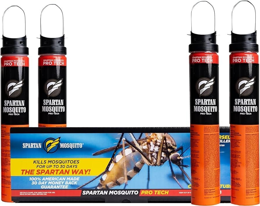 Spartan Mosquito Pro Tech – 1 Acre Pack (2 Boxes, 4 Tubes) 100% American Made