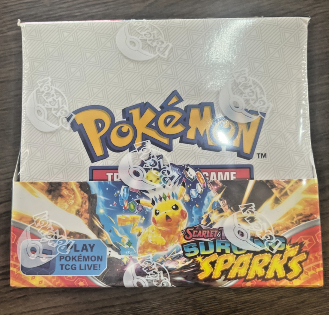 Pokemon TCG Surging Sparks Booster Box (36 Booster Packs) FACTORYSEALED 2024