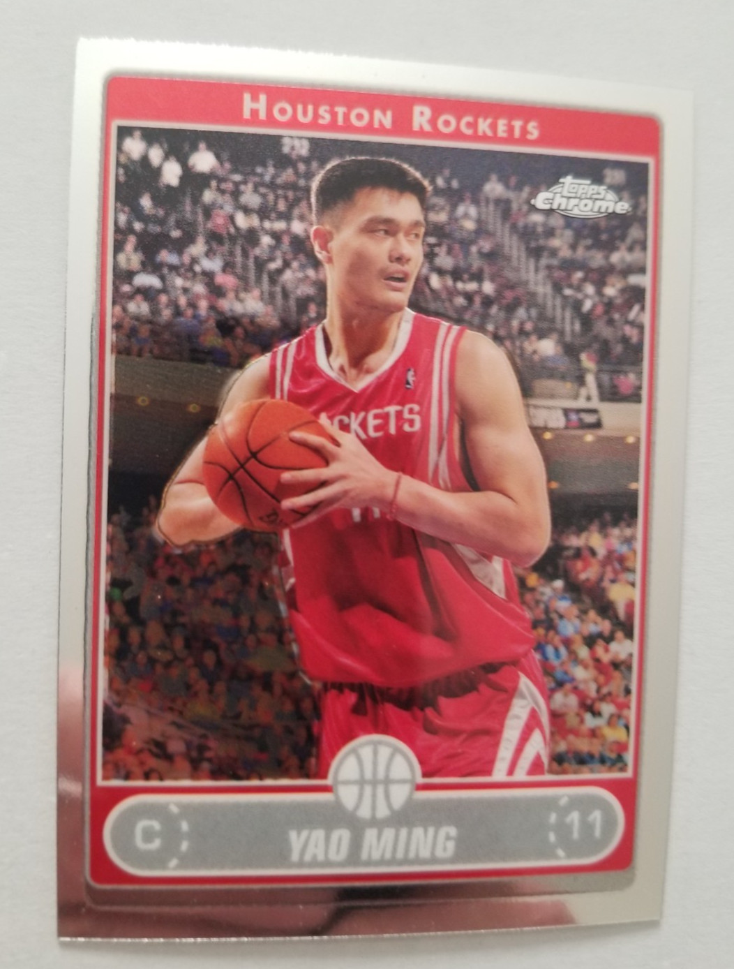 2006-07 Topps Chrome 44 Yao Ming Houston Rockets