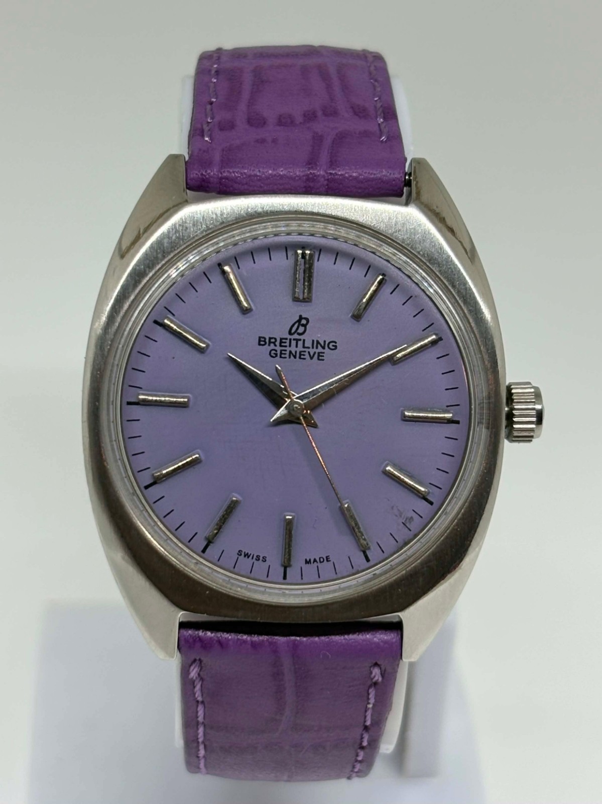 Vintage Breitling Geneve 17 Jewels Manual Winding Swiss Made Men's Watch Vintage Breitling Geneve 17 Jewels Manual Winding Swiss Made Men's Watch