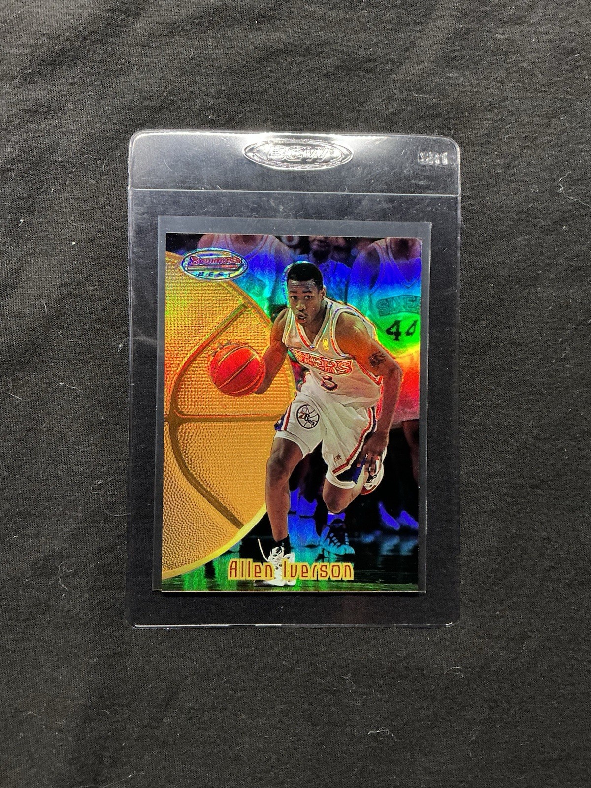 ALLEN IVERSON 1997-98 Bowman’s Best Preview Refractor #BBP1 SSP RARE 2md Year ALLEN IVERSON 1997-98 Bowman’s Best Preview Refractor #BBP1 SSP RARE 2md Year