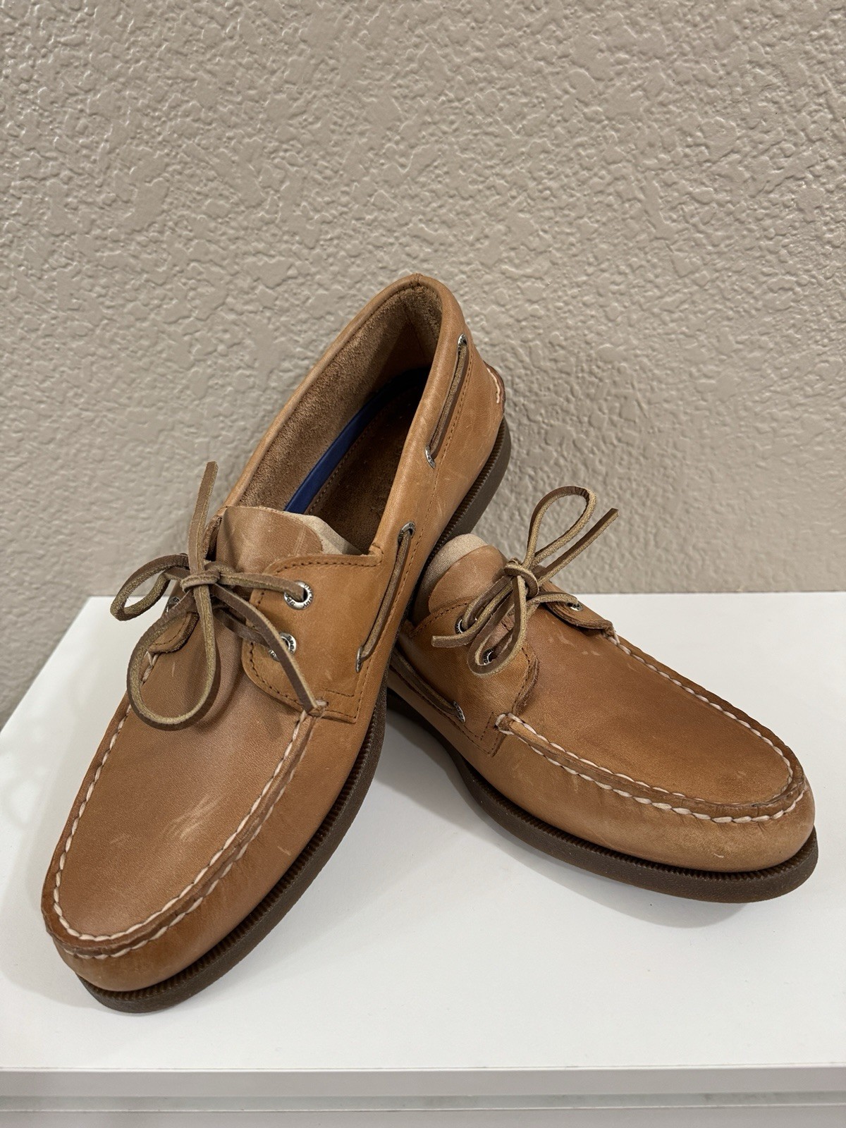 Sperry Top-Sider Men\'s Authentic Original Boat Shoes Leather - Sahara Size 11 Sperry Top-Sider Men\'s Authentic Original Boat Shoes Leather - Sahara Size 11