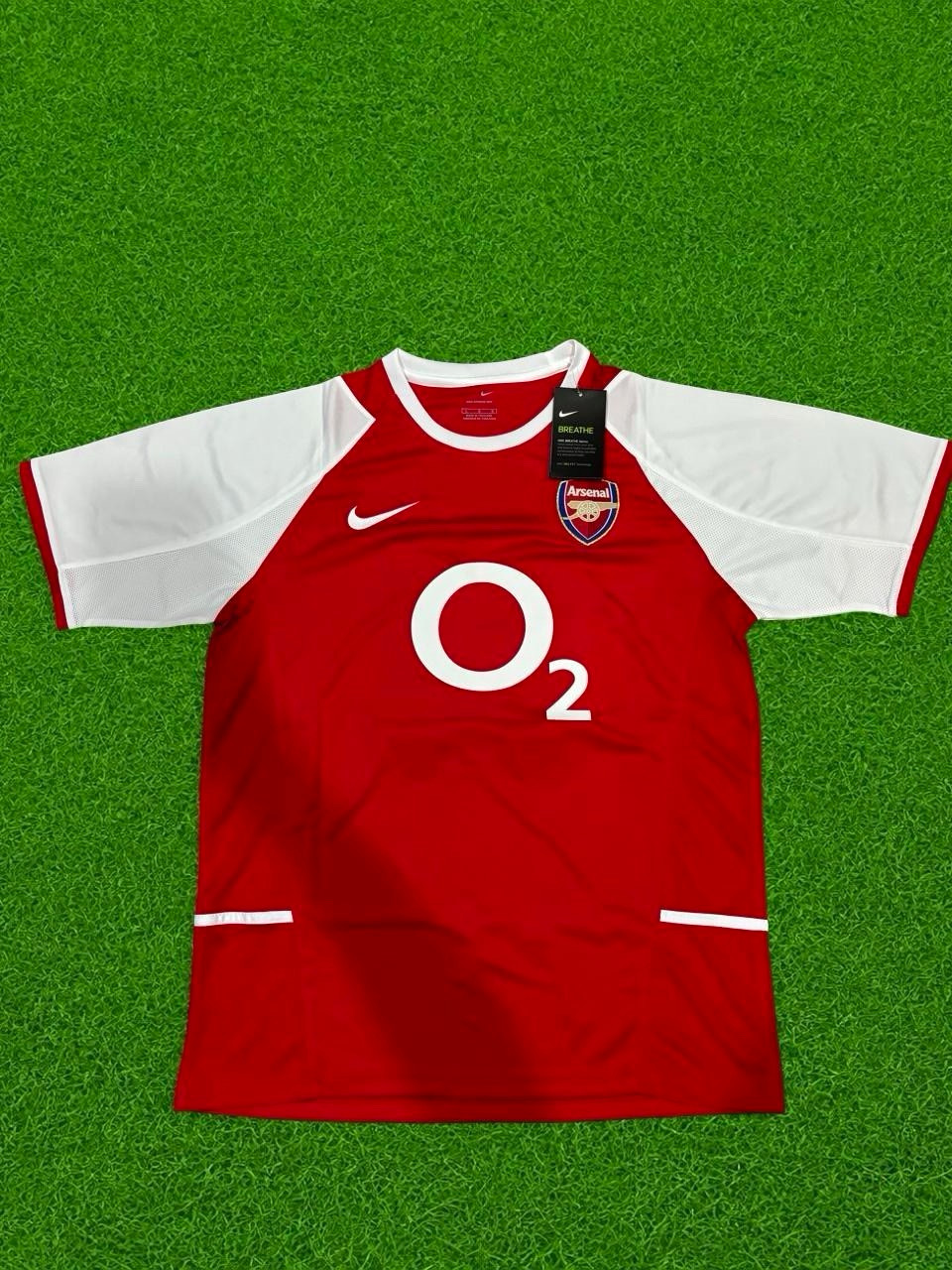 RETRO NIKE ARSENAL 2002/2003 THIERRY HENRY 14 HOME FOOTBALL JERSEY SIZE- L RETRO NIKE ARSENAL 2002/2003 THIERRY HENRY 14 HOME FOOTBALL JERSEY SIZE- L