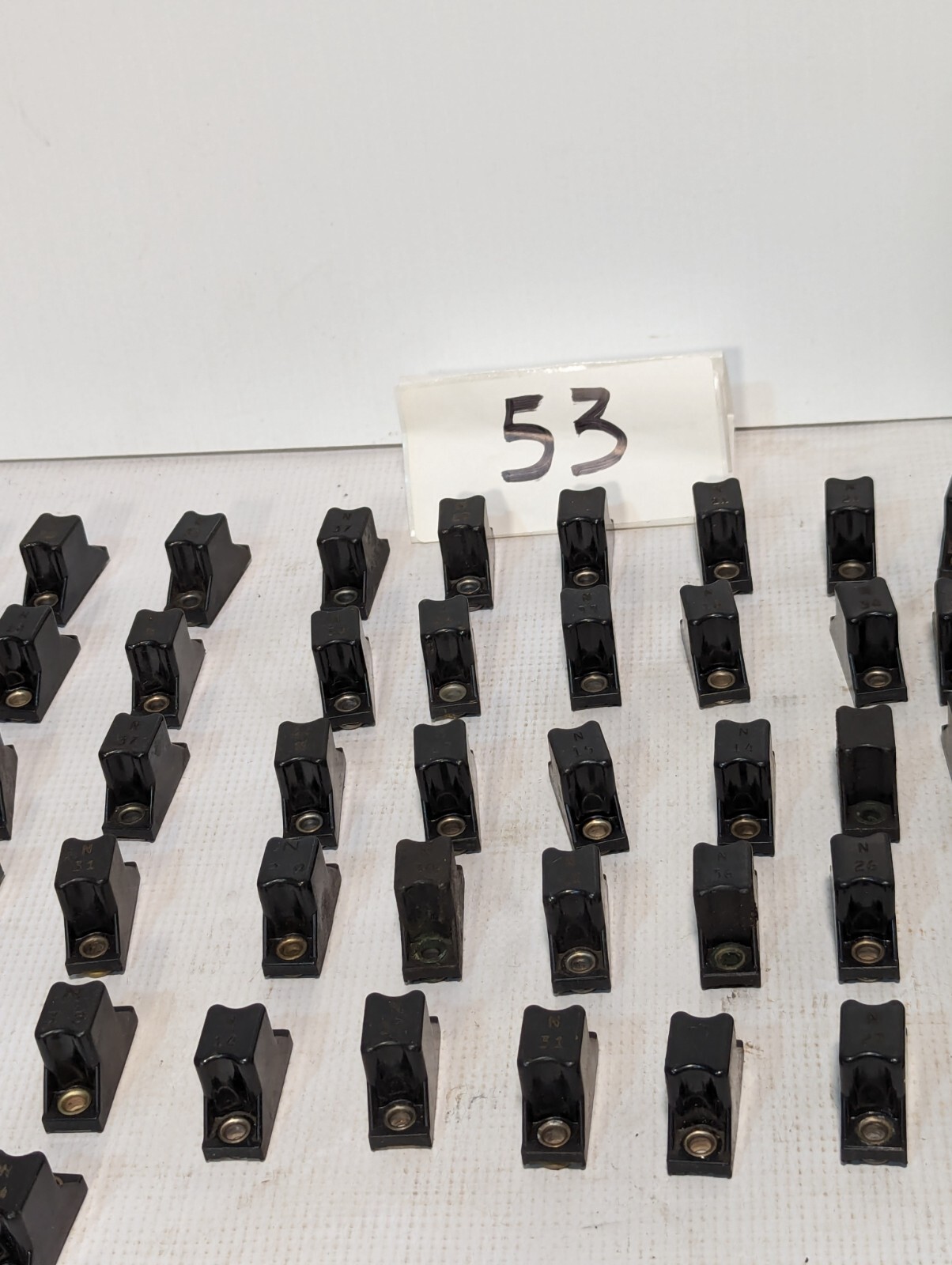 Lot of 53 Allen-Bradley N14-20-26-27-37 Overload Heater Element Lot of 53 Allen-Bradley N14-20-26-27-37 Overload Heater Element