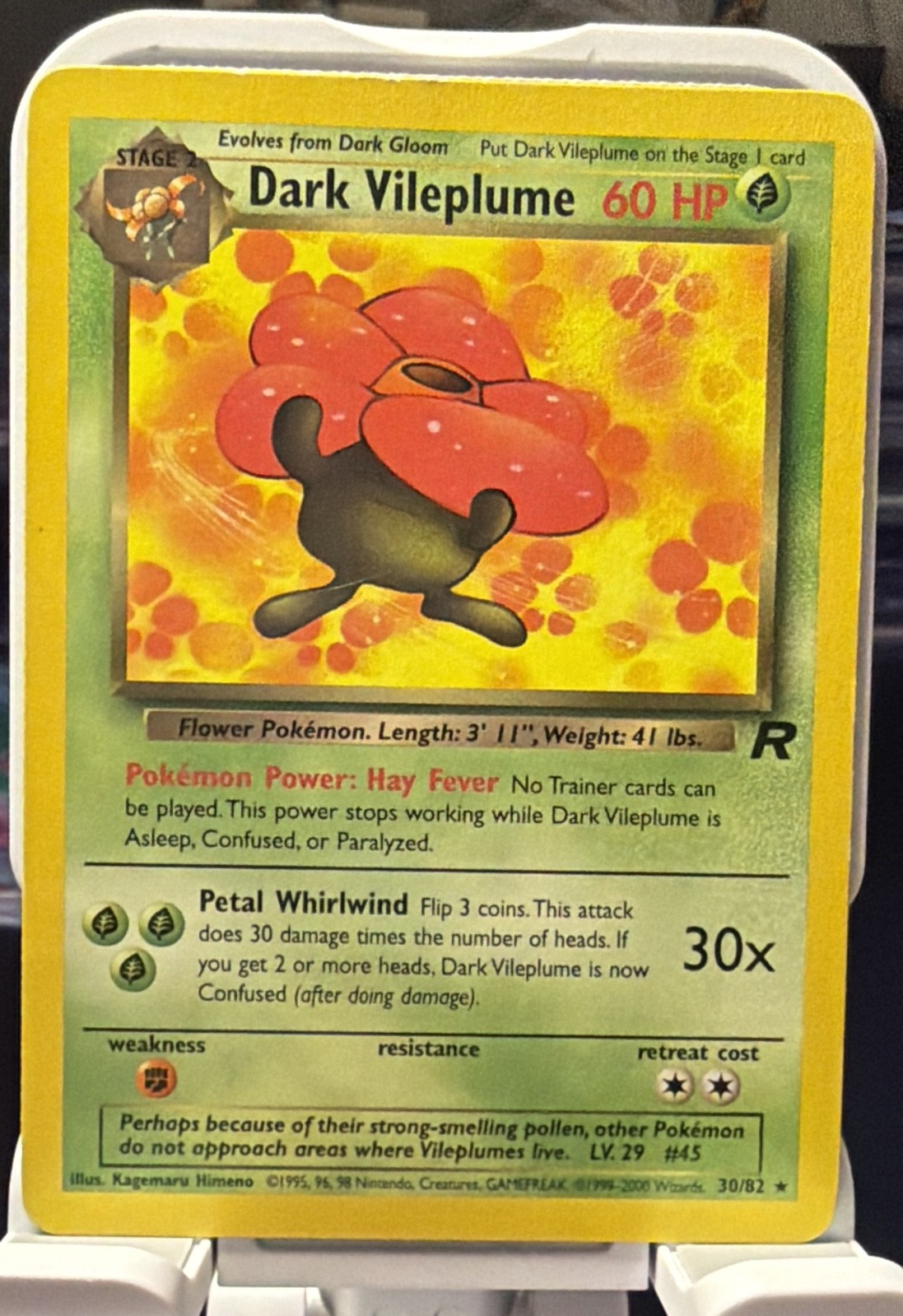 Dark Vileplume 30/82 Team Rocket Regular Dark Vileplume 30/82 Team Rocket Regular