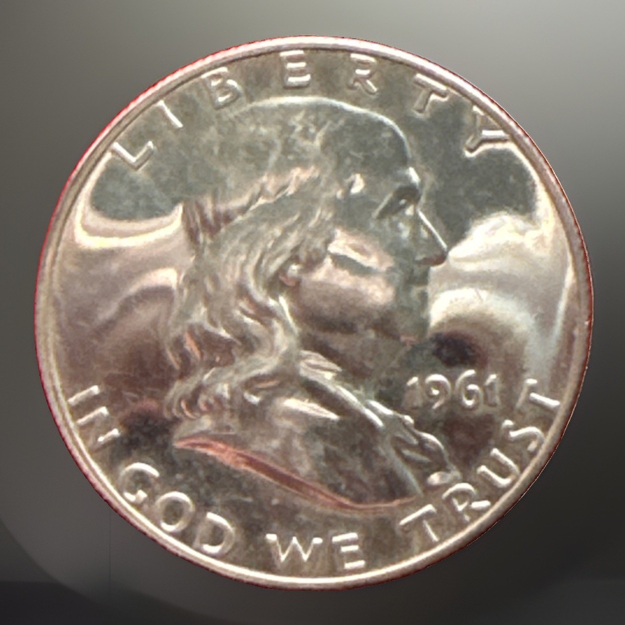 1961 Franklin Half Dollar Silver FBL UNC PROOF Super Nice As Shown 3015 1961 Franklin Half Dollar Silver FBL UNC PROOF Super Nice As Shown 3015