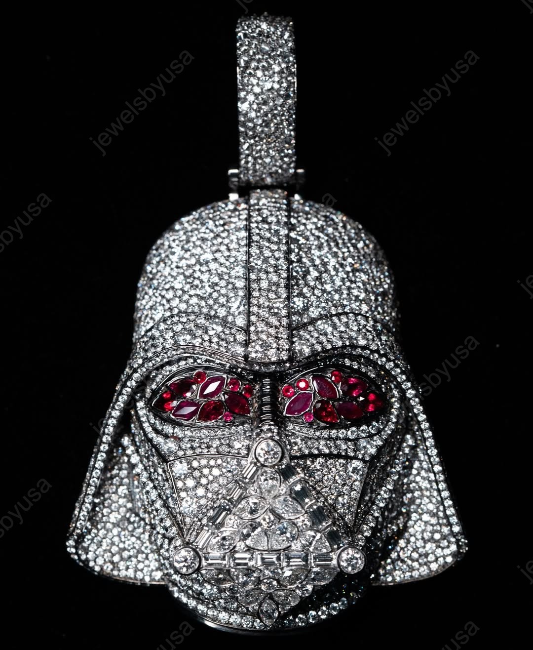 Unique Design Character Cubic Zirconia Men\'s Pendant In Real 925 Sterling Silver