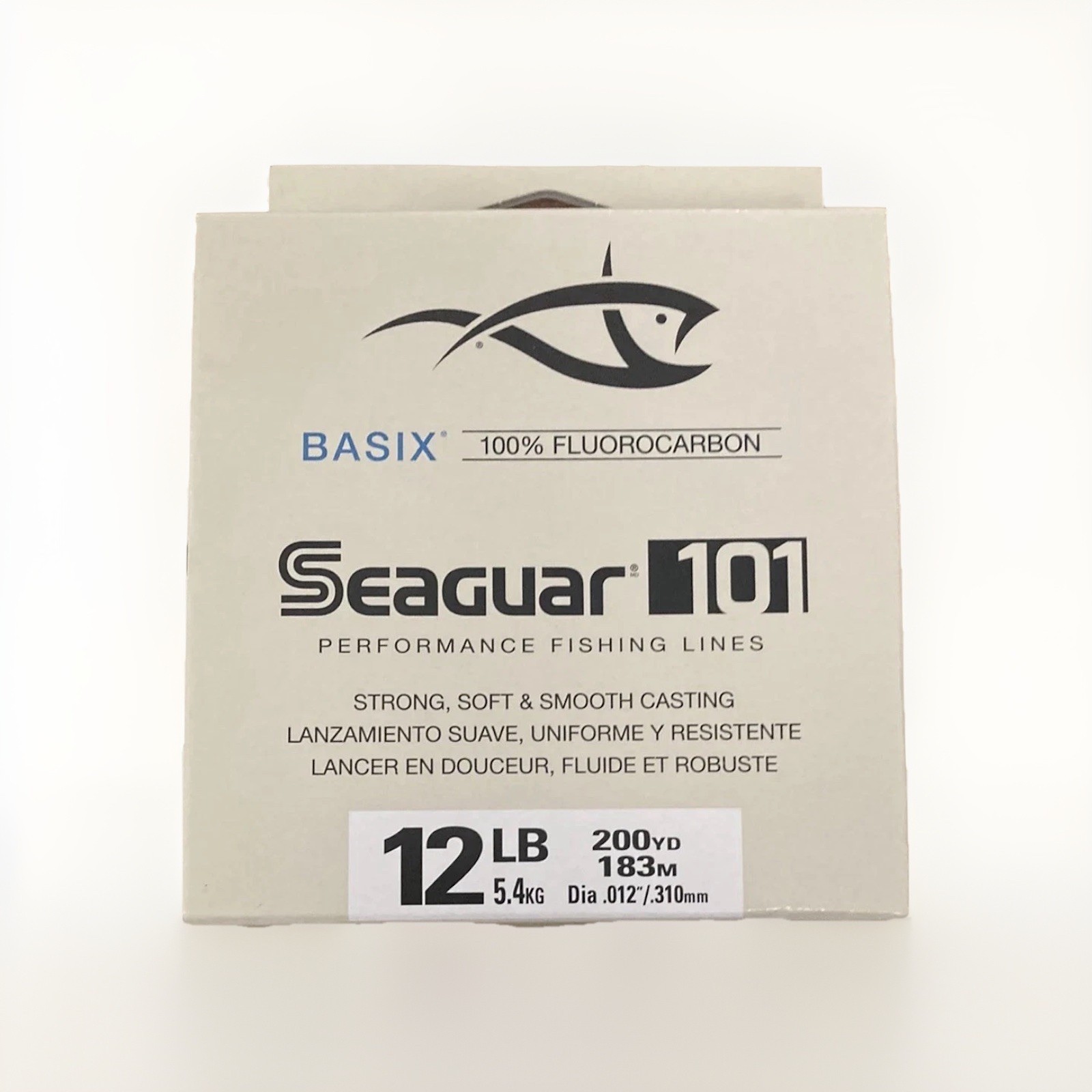 Seaguar BasiX 100% Fluorocarbon fishing line 12lbs 200YD Seaguar BasiX 100% Fluorocarbon fishing line 12lbs 200YD