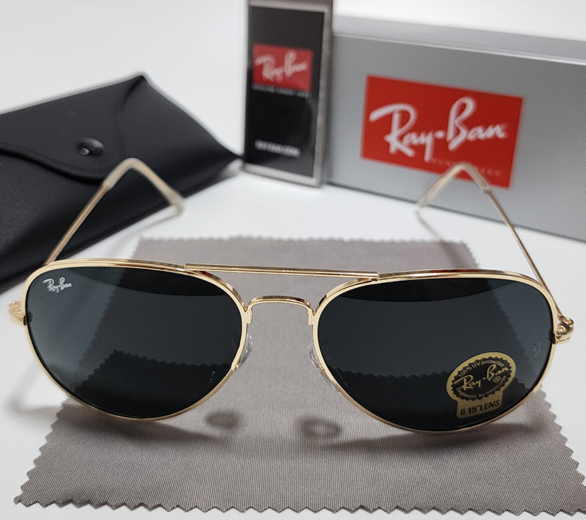 Ray-Ban RB3025 Aviator Pilot Sunglasses Gold Metal Frame Gray Lens 58mm Ray-Ban RB3025 Aviator Pilot Sunglasses Gold Metal Frame Gray Lens 58mm