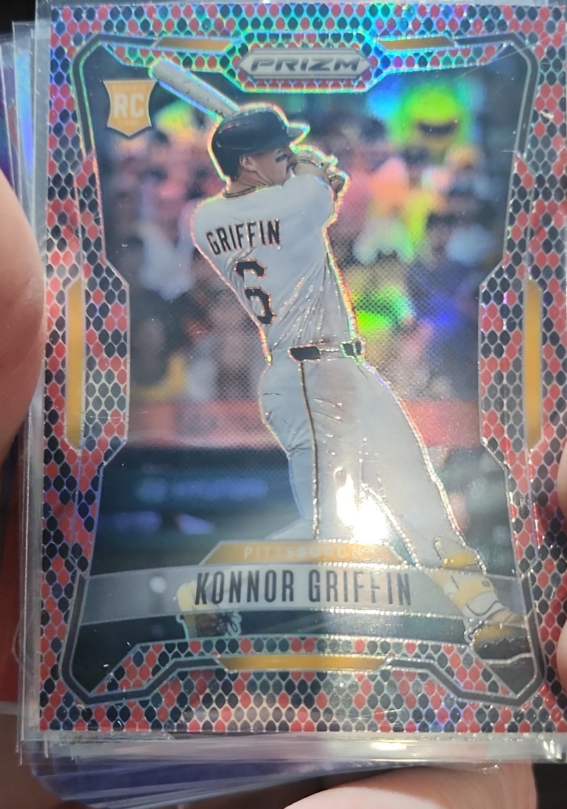 2025 Panini Prizm - Konnor Griffin, Konnor Griffin #247 Snake Skin Prizm (RC) 2025 Panini Prizm - Konnor Griffin, Konnor Griffin #247 Snake Skin Prizm (RC)