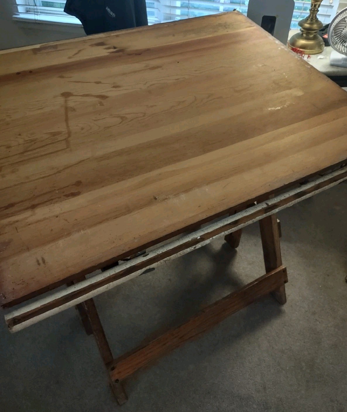 Antique Keuffel Esser Disassembled Popular Drafting Table  