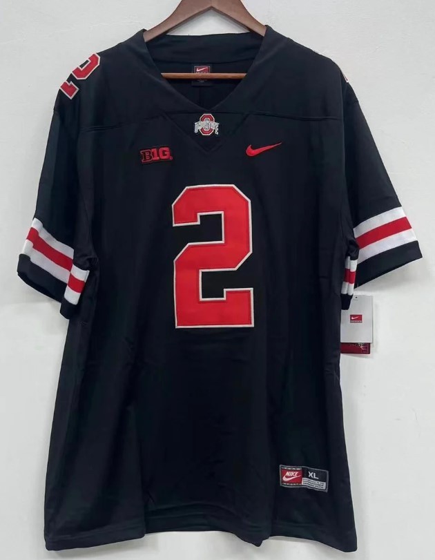 Chris Olave  #2 Ohio State Buckeyes Football Jersey Men's NWT