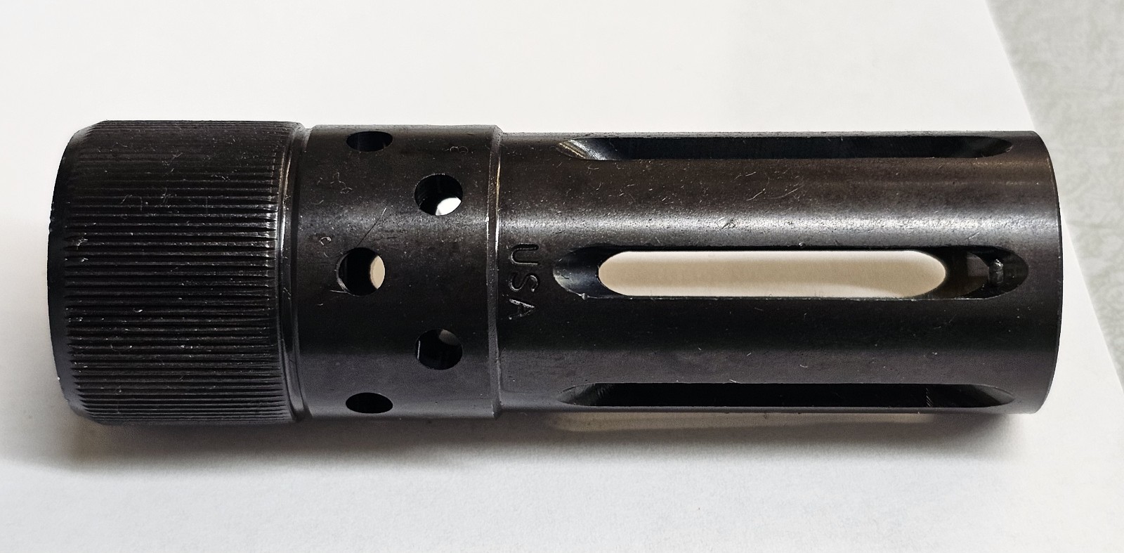 Carbon Steel muzzle M22 x 0.75 RH Carbon Steel muzzle M22 x 0.75 RH