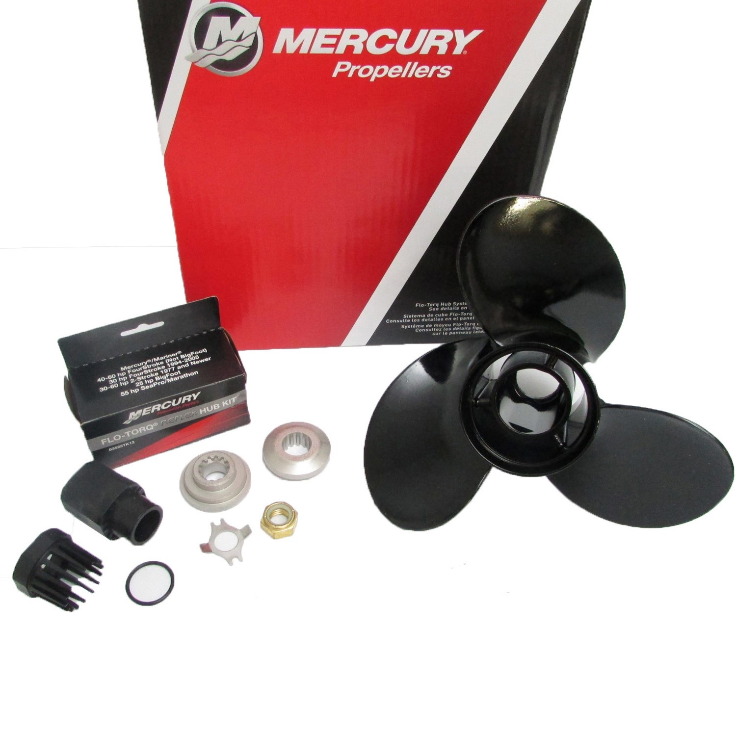 Mercury New OEM Black Max Propeller 10-3/4x12 Propeller 48-816702A45 10.75\ Mercury New OEM Black Max Propeller 10-3/4x12 Propeller 48-816702A45 10.75\