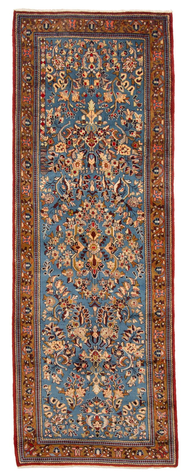 Vintage Hand-knotted Runner Rug 3\'3\