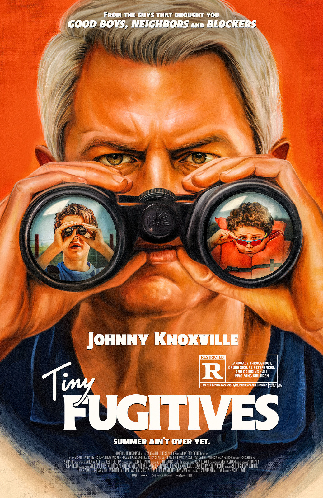 2026 Tiny Fugitives Movie 11 x 17 Poster Johnny Knoxville Benjamin Pajak Comedy